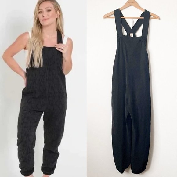 Smash + Tess Pants - Smash + Tess  Black Tencel Romperalls, Sz Small